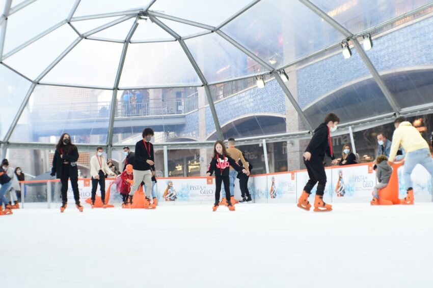 Photo ice rink